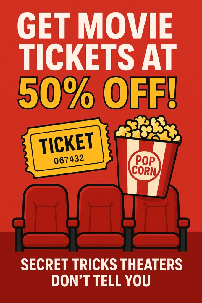 How to Buy Movie Tickets at a Discount